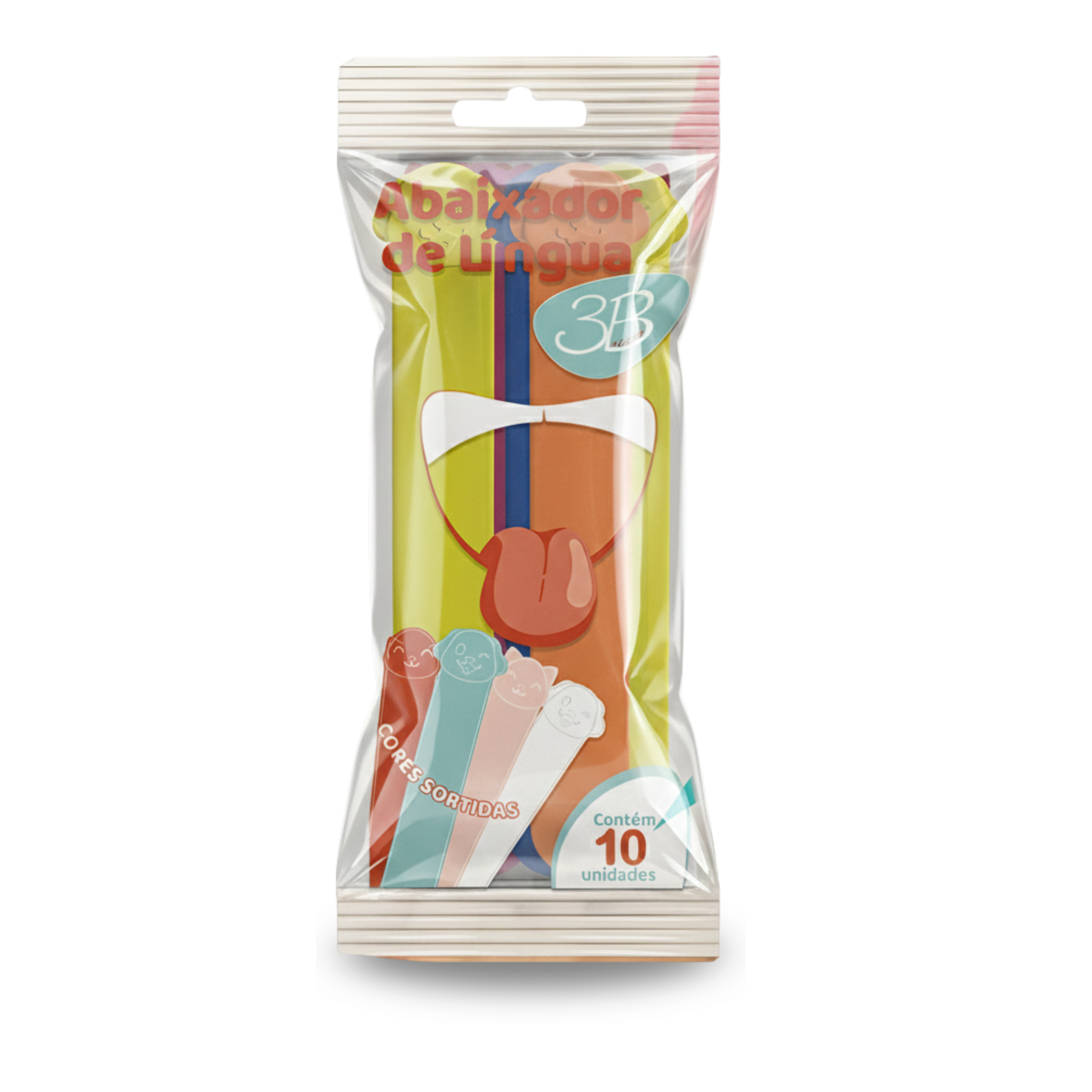 ABAIXADOR DE LÍNGUA PACOTE COM 10