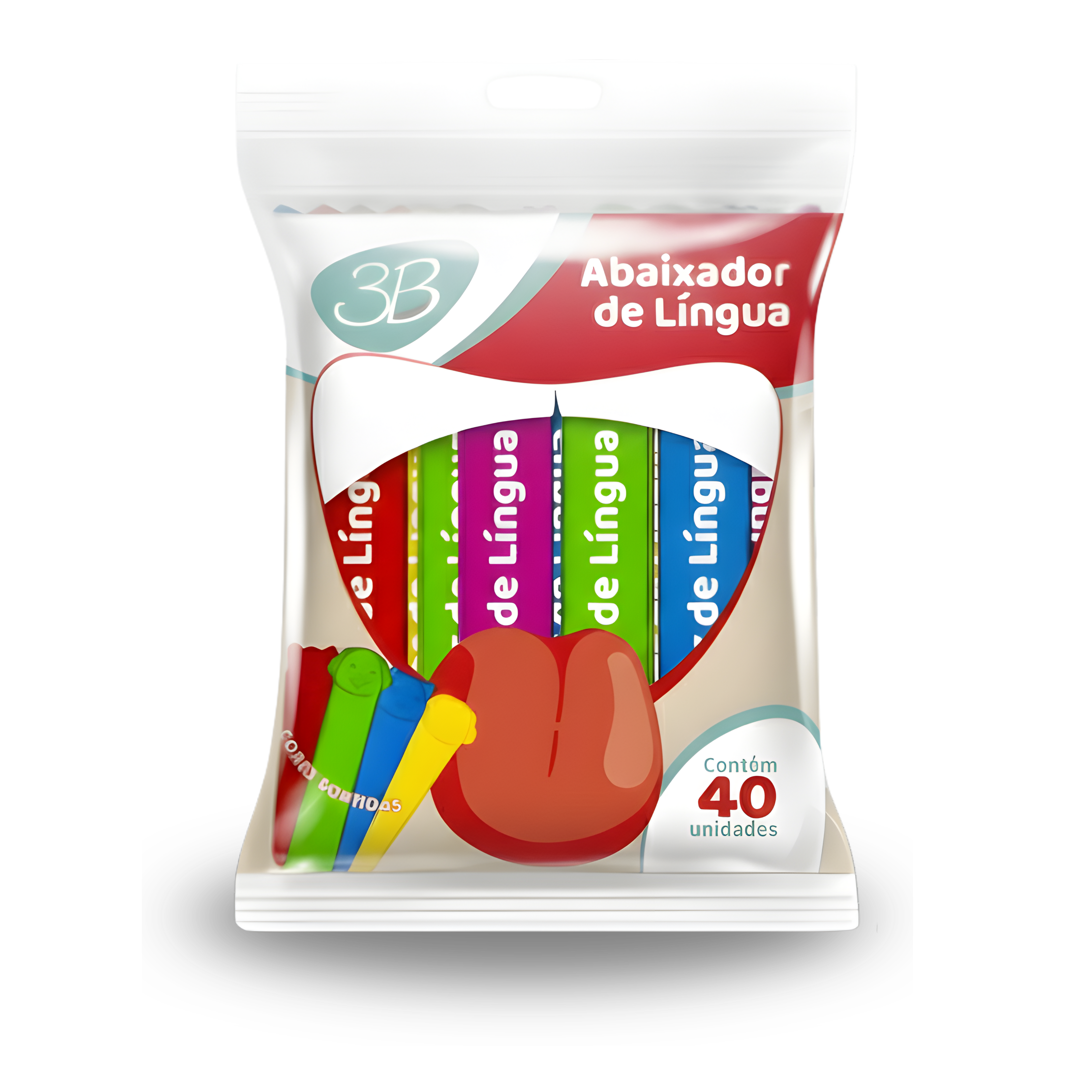 ABAIXADOR DE LÍNGUA PACOTE COM 40