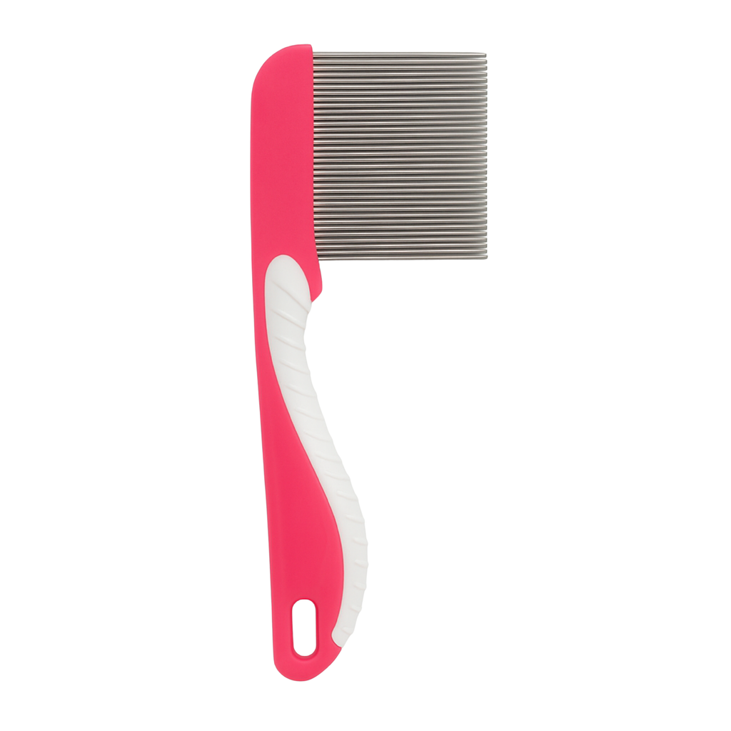 PENTE DE AÇO TIRA PIOLHO 3B COM CABO ROSA